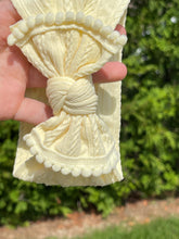 Load image into Gallery viewer, Light yellow ruffled toddler headband
