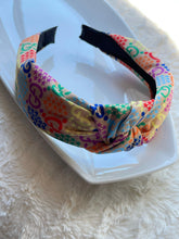 Load image into Gallery viewer, Luxury adult size headband summer colours double G
